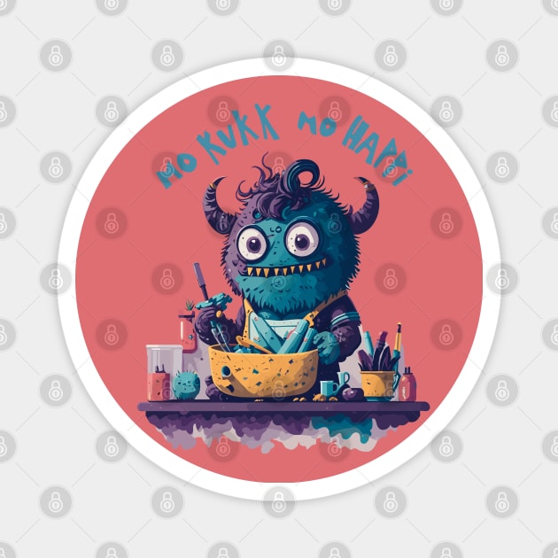 Monster Chef Magnet by Poge